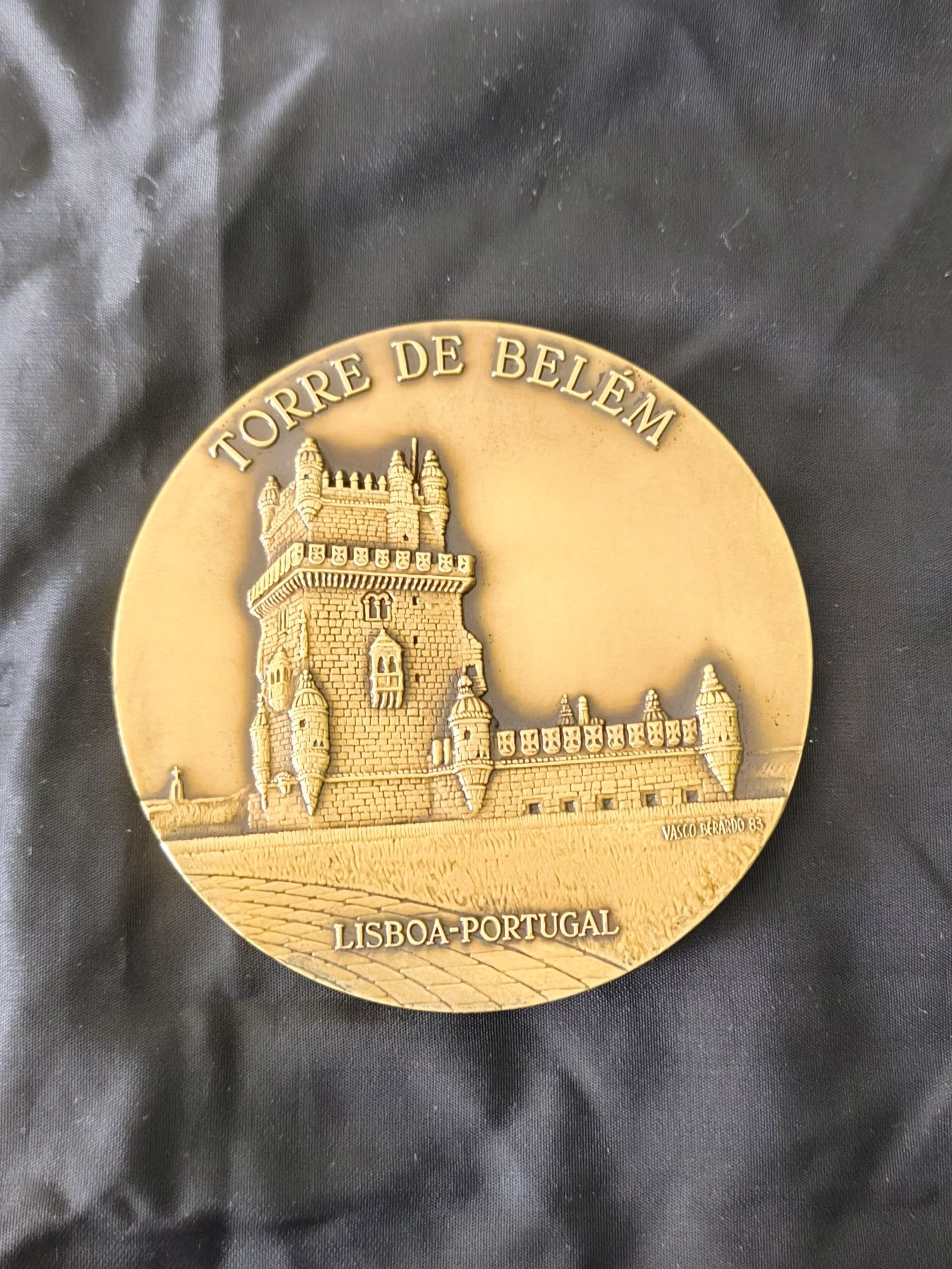 Herdenkingsmedaille van de Toren van Belém in Lissabon, Portugal. – photo 2